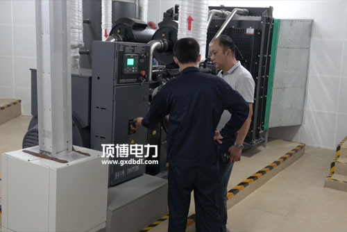 600KW上柴發(fā)電機組配廣州英格應用南寧招商匯澤房地產(chǎn)有限公司